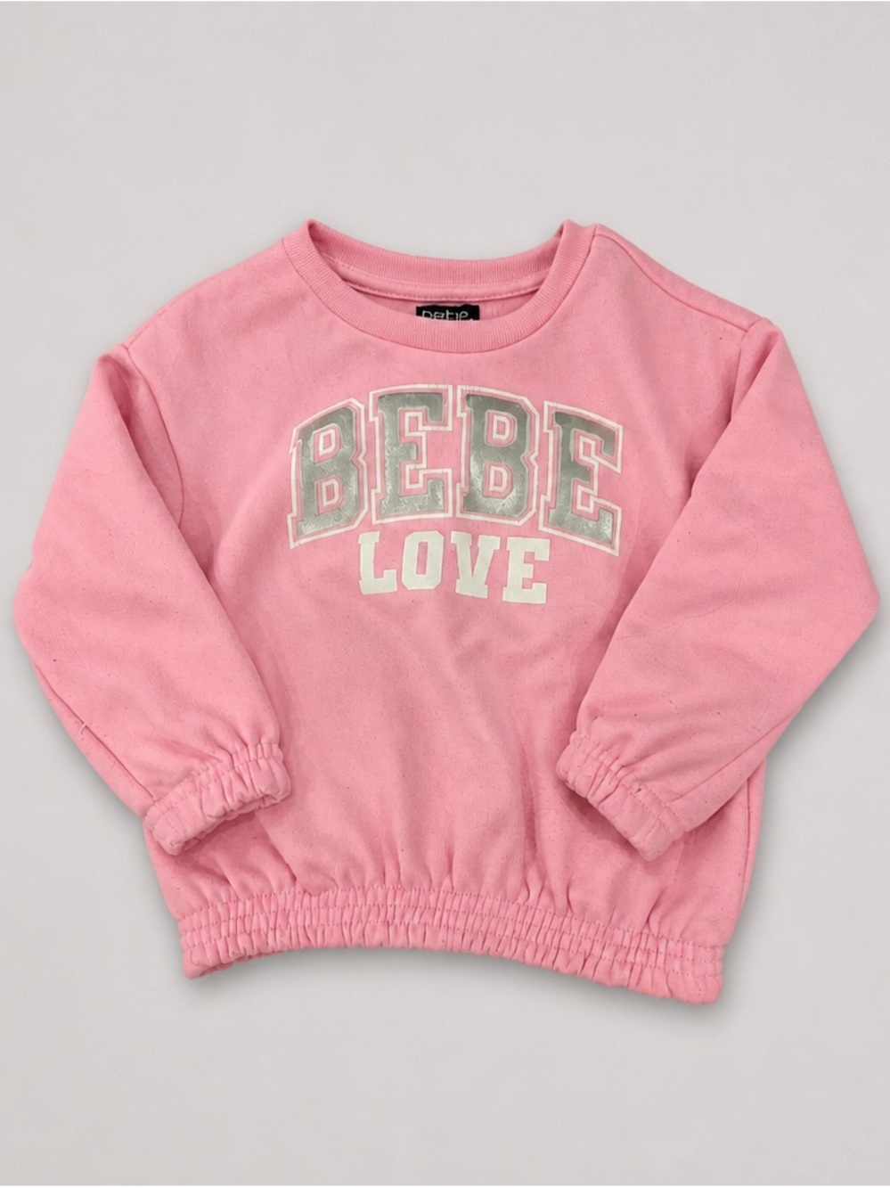 bebe Pink 'BEbE LOVE' Girls Sweatshirt